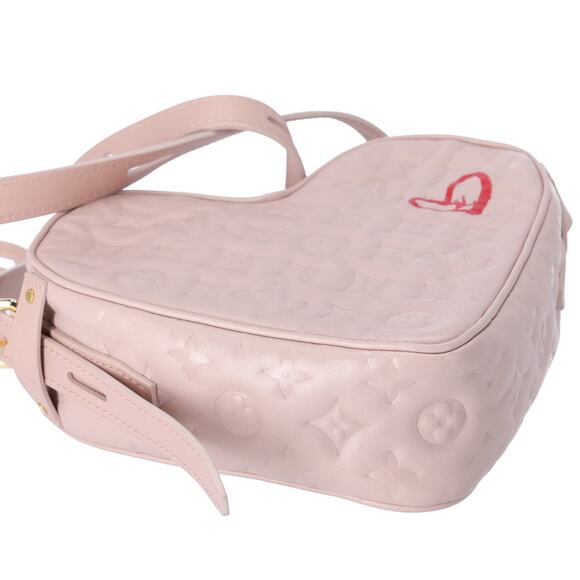 Louis Vuitton Sac Coeur Collection Heart Shoulder Bag Light Pink Lambskin - Picture 5 of 8